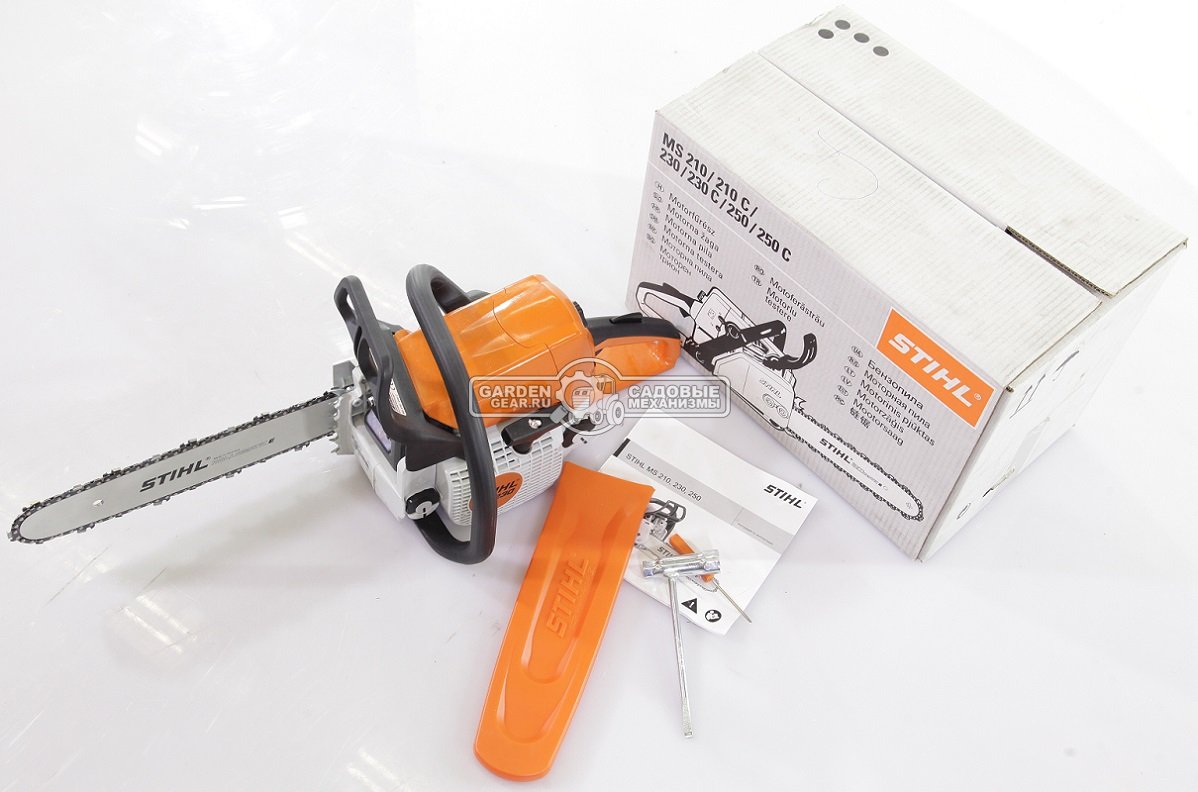 Бензопила Stihl MS 230 14&quot; (PRC, 40,2 куб.см., 2,0 кВт/2,7 л.с., 3/8&quot;, 1,3 мм., 50E, 4,6 кг.)