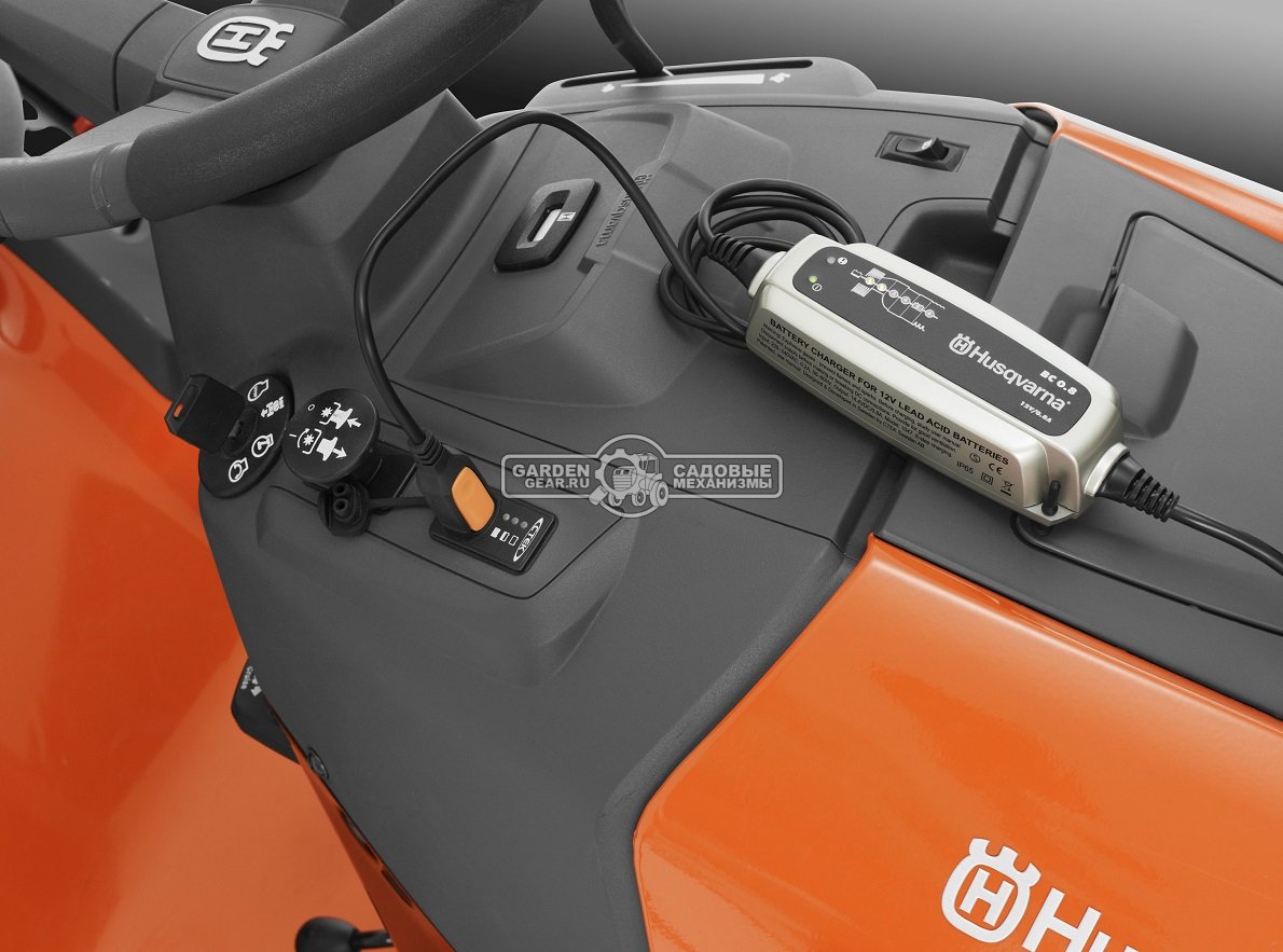 Зарядное устройство для тракторов Husqvarna ВС 0.8 к свинцовым аккумуляторам на 12В с емкостью 1,2-32 А.ч, 