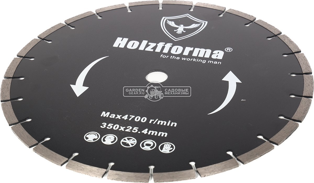 Алмазный диск для бензореза Holzfforma 14&quot; 350x25.4