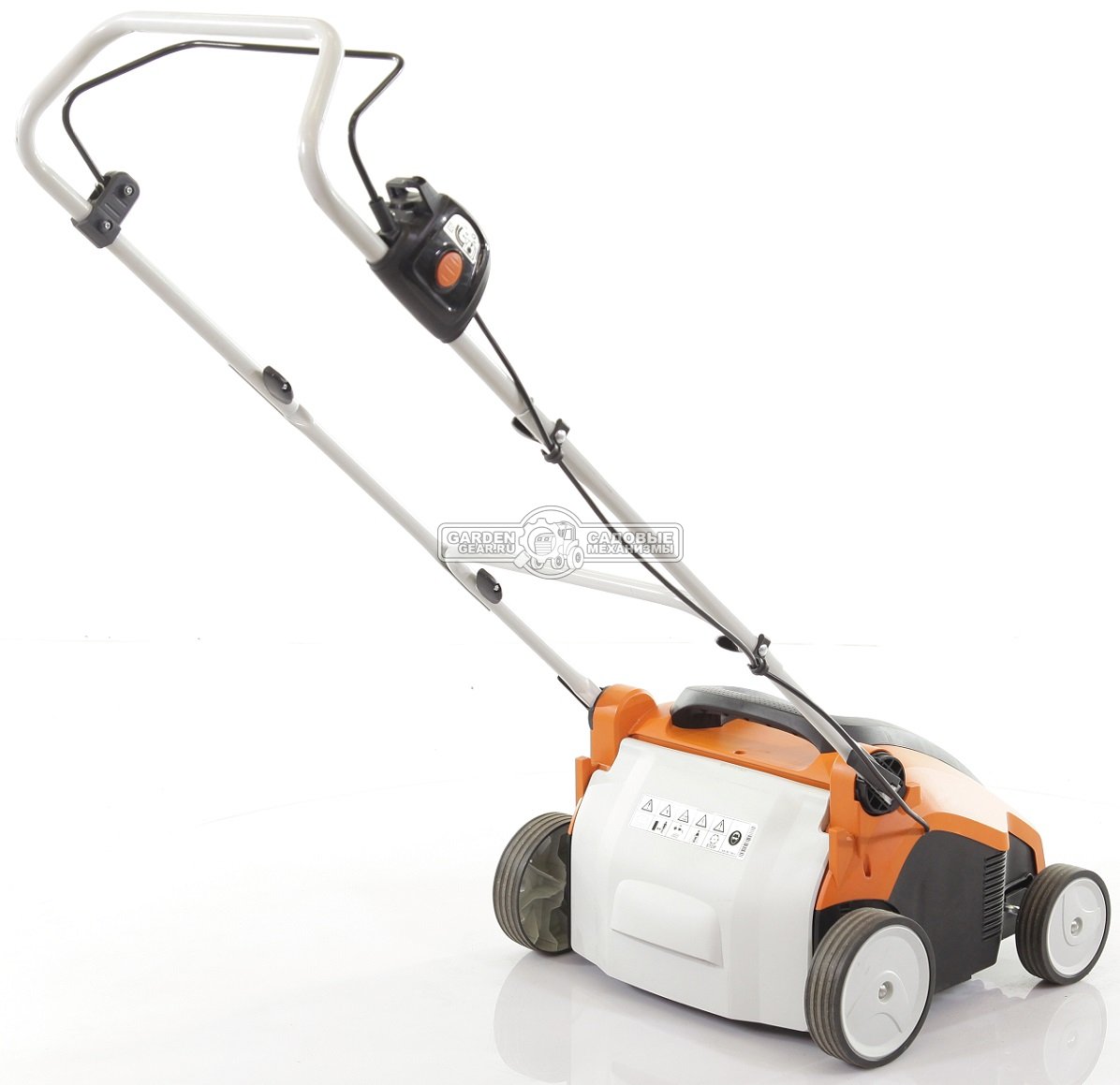 Вертикуттер - аэратор электрический Stihl RLE 240.0 (PRC, 1500 Вт, ширина 34 см., 2 вала в комплекте, травосборник - 50 л., 16 кг.)