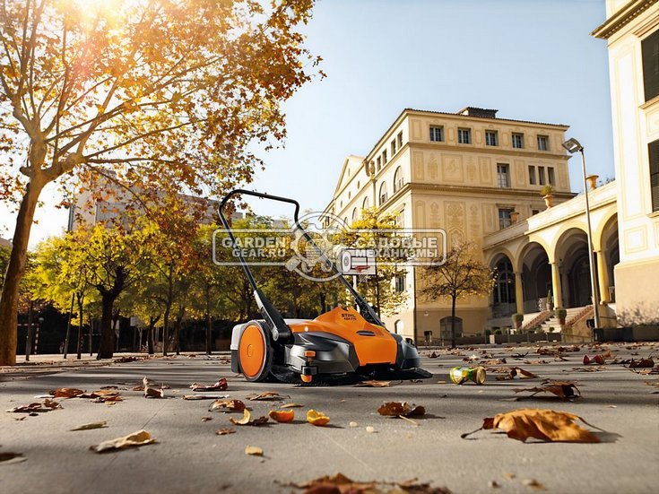 Подметальная машина аккумуляторная Stihl KGA 770 без АКБ и ЗУ (GER, 36В Pro, ширина 77 см., мусоросборник 50 л., 16 кг.)