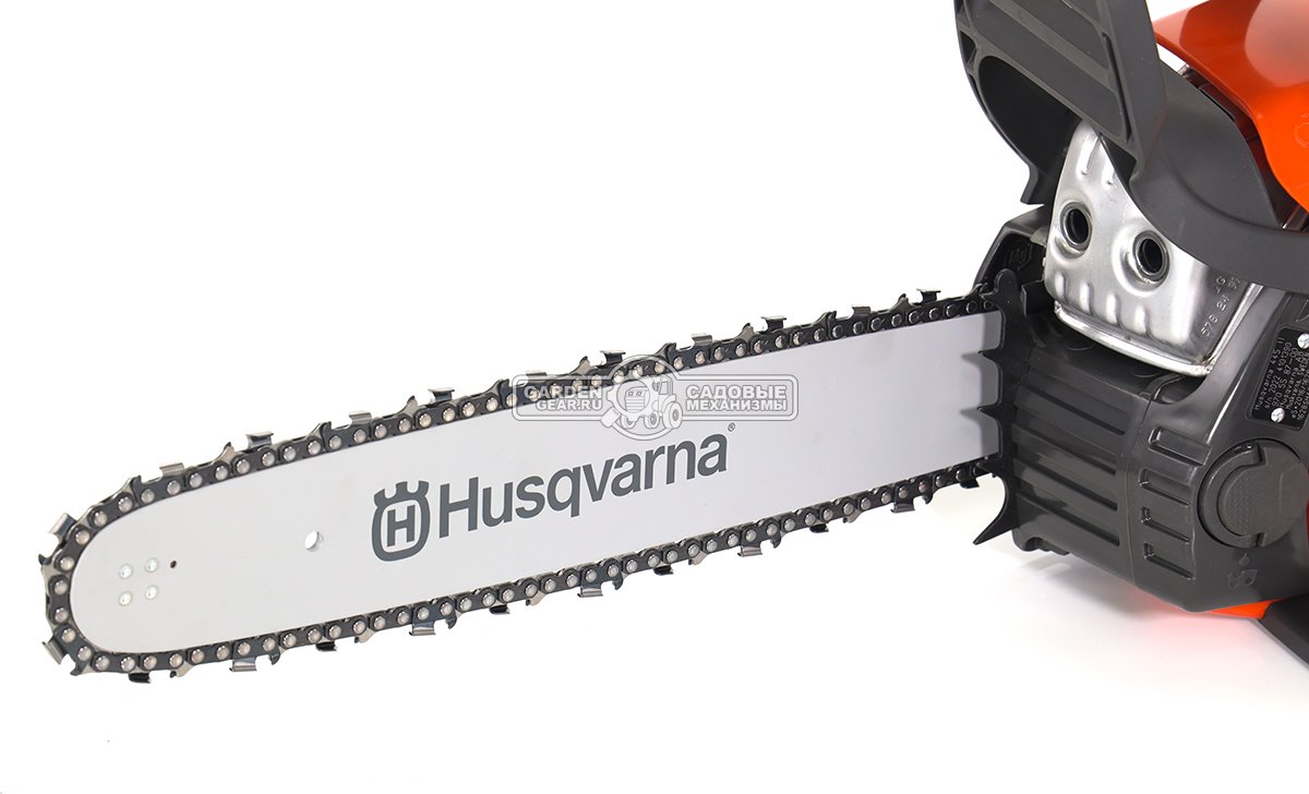 Бензопила Husqvarna 445e II 15&quot; (SWE, 45.7 куб.см., 2.1 кВт/2.8 л.с., Smart Start, X-Torq, 0.325-1.3-64E, 6.1 кг)