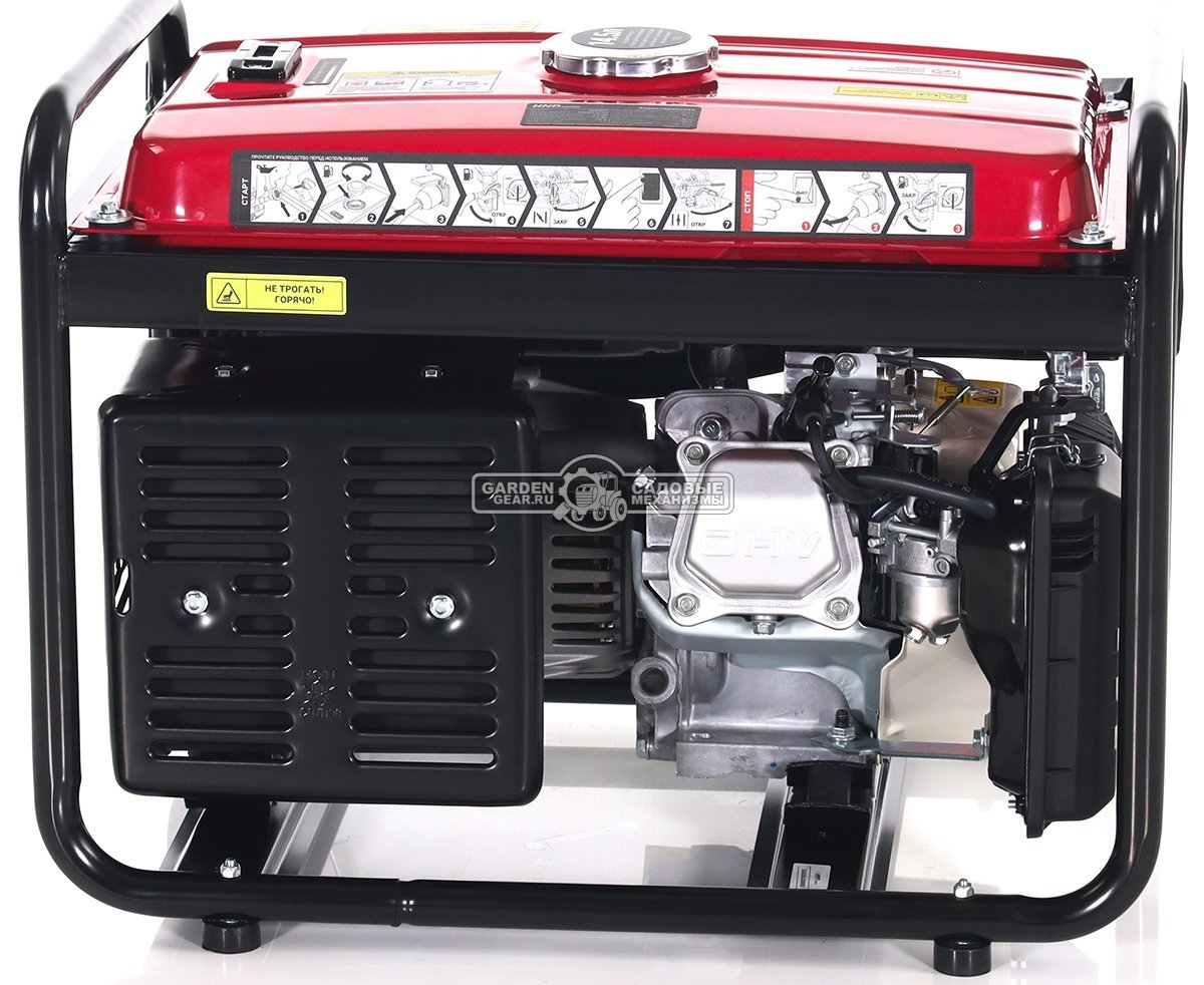 Бензиновый генератор HND GE3000PL (PRC, Honda GP200, 2.5/3.0 кВт, 14.5 л, 48 кг)