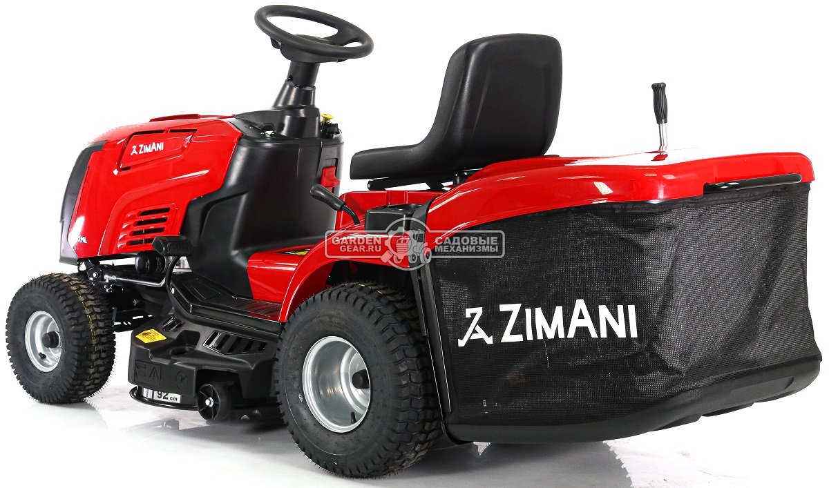 Садовый трактор ZimAni TC92ML (PRC, Loncin LC1P92F-1, 452 куб.см., механика, травосборник 300 л., ширина кошения 92 см., 192,5 кг.)