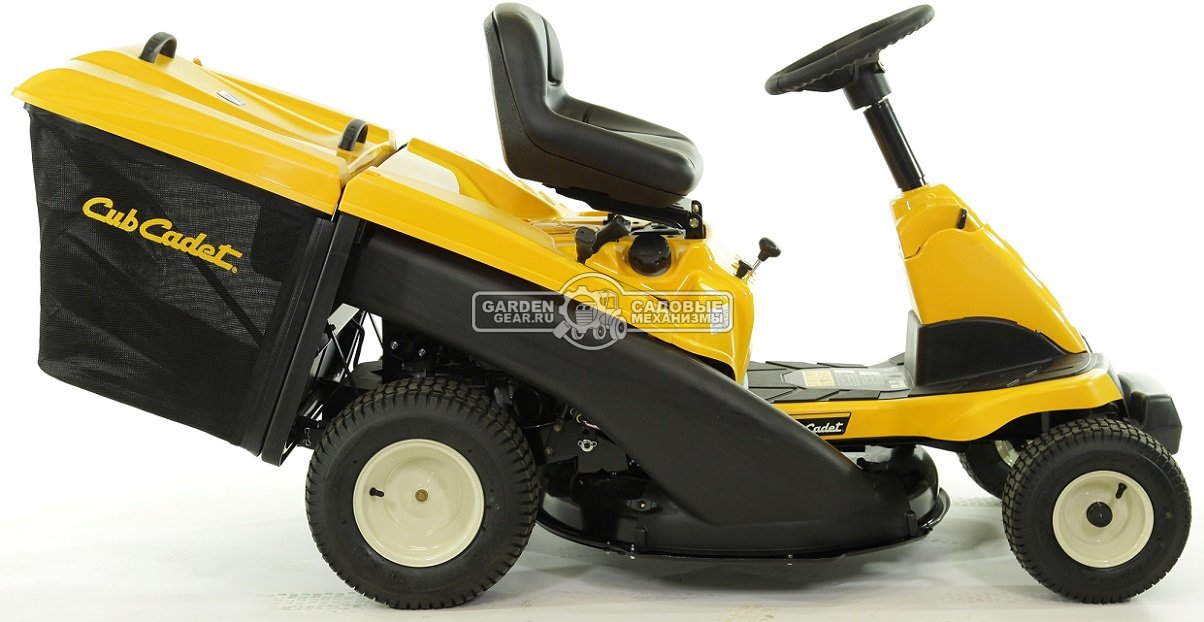 Садовый минирайдер Cub Cadet Minirider LR1 NR76 (USA, Cub Cadet, 420 куб.см., механика, травосборник 200 л., ширина кошения 76 см., 145 кг.)