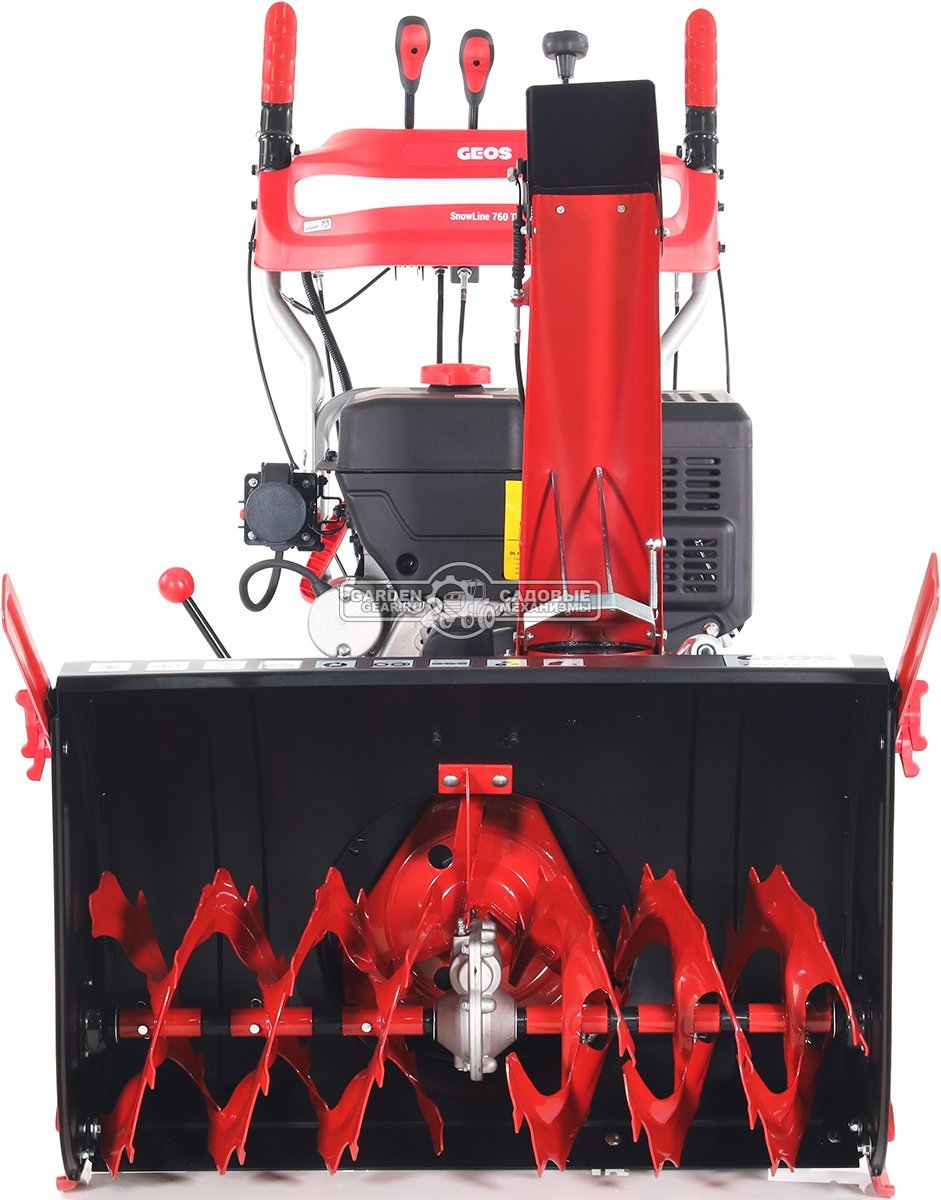 Снегоуборщик Geos Premium SnowLine 760 TE гусеничный (PRC, 76 см, Loncin, 420 см3, эл/стартер 220В, фара, разблокировка гусениц, 126 кг)