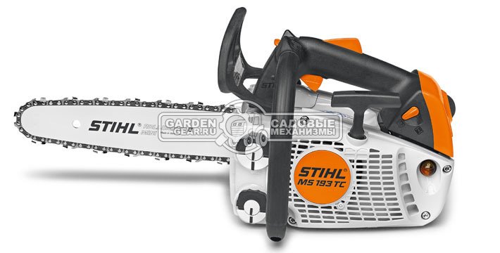 Бензопила сучкорез одноручная Stihl MS 193 T 12&quot; (USA, 30,1 куб.см., 1,3 кВт/1,8 л.с, 2-MIX, 3/8&quot;, 1,1 мм., 44E, 3,3 кг.)