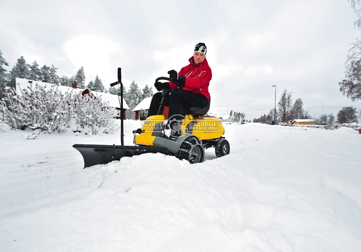 Снегоуборочный отвал Stiga 107 см., для райдеров Villa, 25 кг.