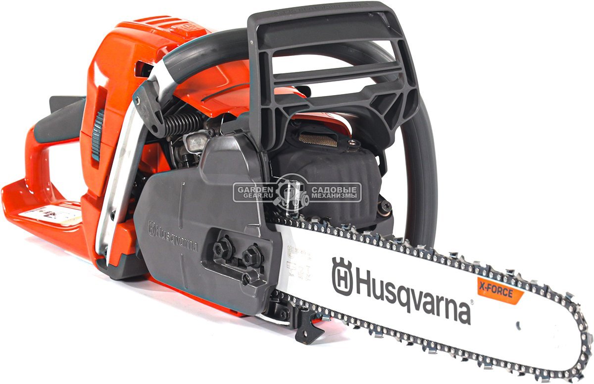 Бензопила Husqvarna 555 15&quot; (SWE, 59.8 куб.см., 3.1 кВт/4.4 л.с., X-Torq, AutoTune, 0.325-1.5-64, 5.9 кг)