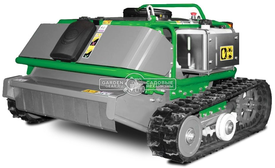 Робот с цеповой косилкой для кошения склонов Caiman Commando Flail с дистанционным управлением (ITA, 80 см., B&S Vanguard, 627 куб.см., 450 кг.)