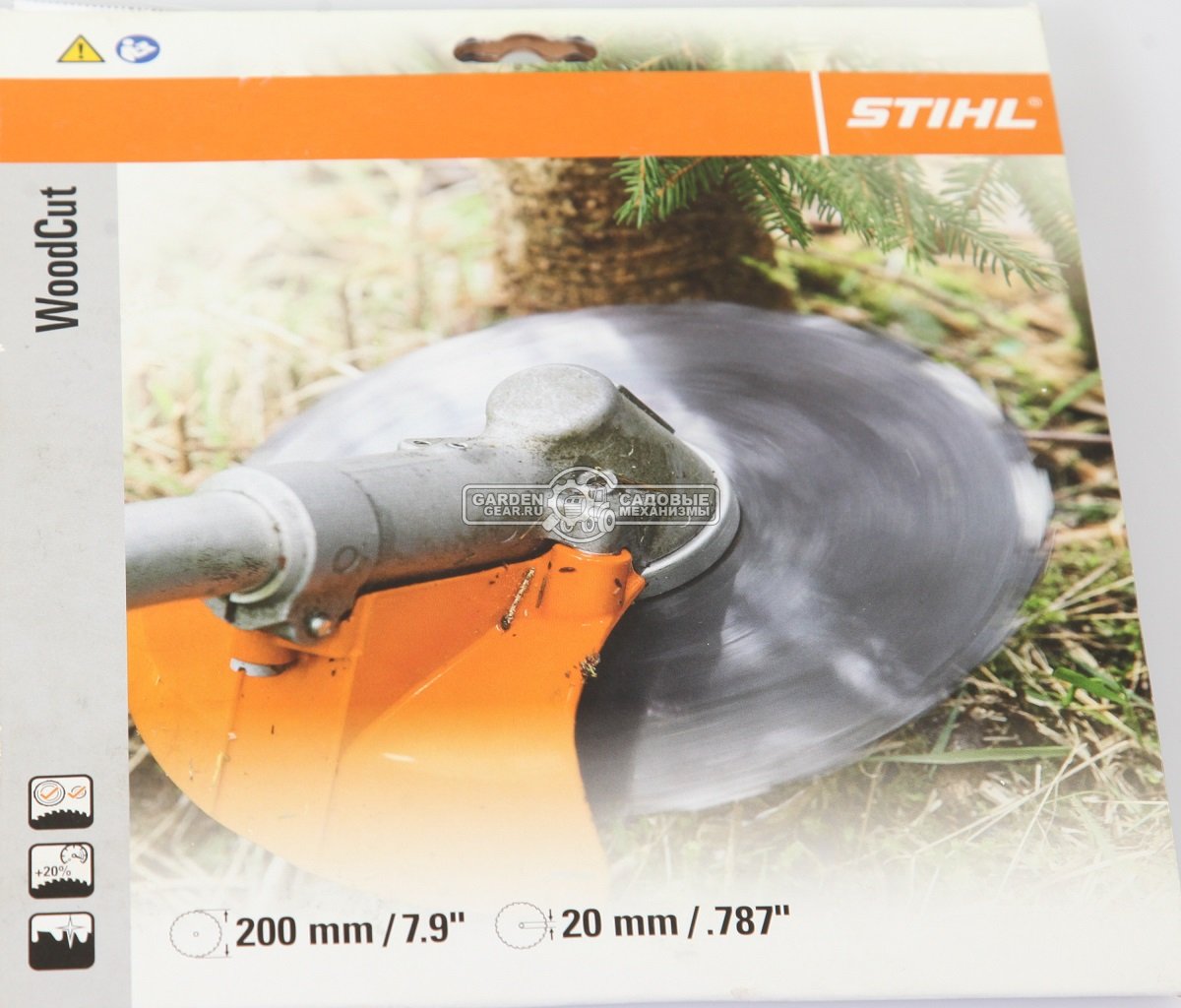 Пильный диск Stihl Woodcut KSB HP 22Z 200 мм., с долотообразными зубьями, для FS 350 - 490 для пиления (посадочный диаметр 20 мм.)