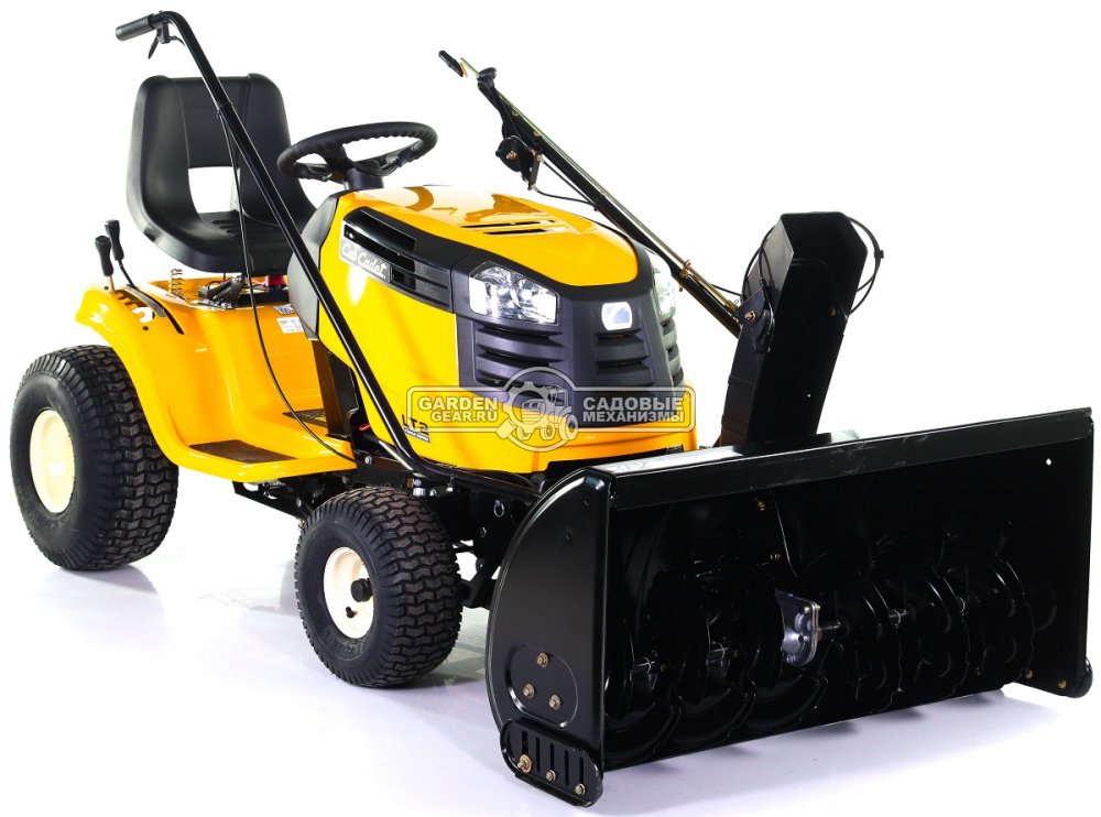 Снегоуборочный трактор Cub Cadet LT2 NS96 с 2X роторным снегоуборщиком и цепями на колеса