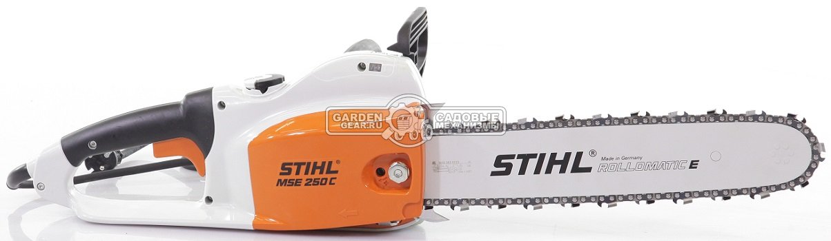 Электропила Stihl MSE 250 C-Q 16&quot; (GER, 2,5 кВт., рукоятка с мягким покрытием, светодиодный индикатор перегрузки, 3/8&quot;, 1,6 мм., 60E, 5,7 кг.)