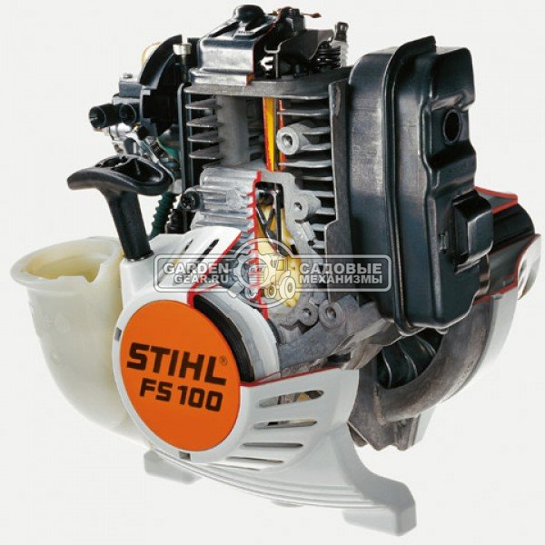 Бензокоса Stihl FS 111 (USA, 31,4 куб.см., 1,05 кВт/1,4 л.с., 4-MIX, нож DM 2F-230, DuroCut 20-2 леска XL 3 мм., 5,8 кг.)