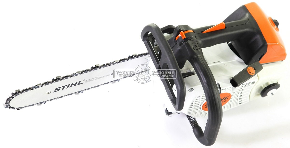 Бензопила сучкорез одноручная Stihl MS 201 TC-M 12&quot; (GER, 35,2 куб.см., 1,8 кВт/2,4 л.с, 2-MIX, M-Tronic, ElastoStart, 3/8&quot;, 1,3 мм., 44E, 3,7 кг.)