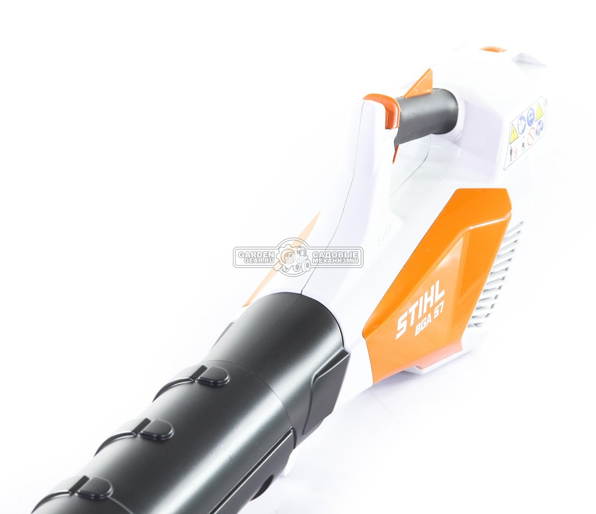 Воздуходувка аккумуляторная Stihl BGA 57 SET c АКБ AK 20 и ЗУ AL 101 (AUT, 36В Compact, макс. расход воздуха 620 м3/ч, скорость 55 м/с., 3,5 кг.)