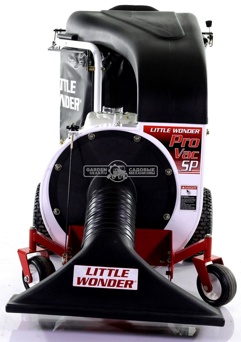 Садовый пылесос бензиновый Little Wonder Pro Vac SP самоходный (USA, Honda GX270, 74 см, 280 л, 127 кг)