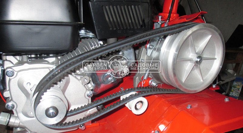 Мотоблок Салют-100 Х-М2 Honda GC-190 6.0 (PRC, колеса 4.00х8, 190 куб.см., 80 см, 4 вперед/2 назад, шкив, 82 кг)