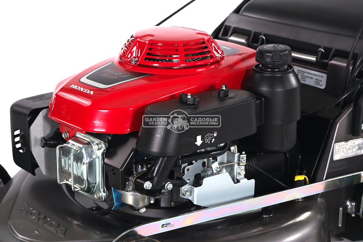 Газонокосилка бензиновая Honda HRJ 216K3 TDHH (PRC, 53 см, Honda GXV160, 163 см3, алюминий, 3 скорости, задний выброс, 46 кг)