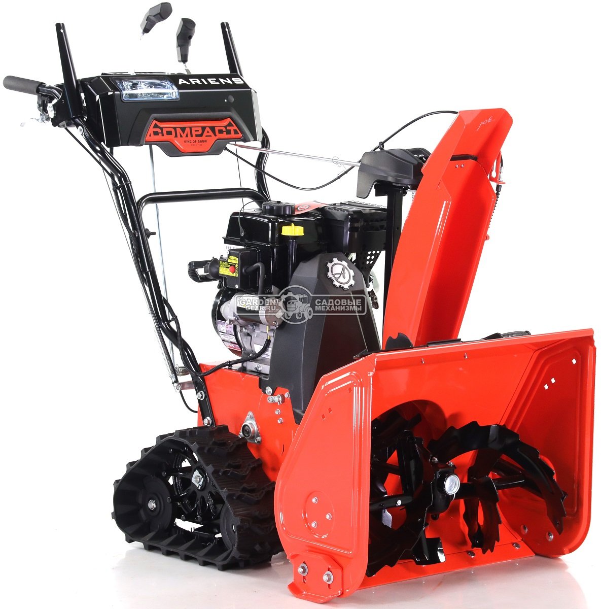 Снегоуборщик Ariens ST 24 LET Compact Track гусеничный (USA, 60,9 см., Ariens AX, 208 см3, эл/стартер 220В, фара, 99 кг.)