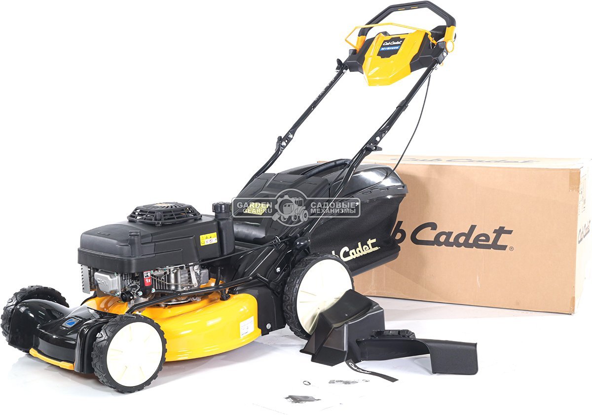 Газонокосилка бензиновая Cub Cadet LM3 ER53S (HUN, 53 см., Kawasaki FJ180V, 179 куб.см., сталь, 70 л., вариатор MySpeed, 4 в 1, 46 кг.)