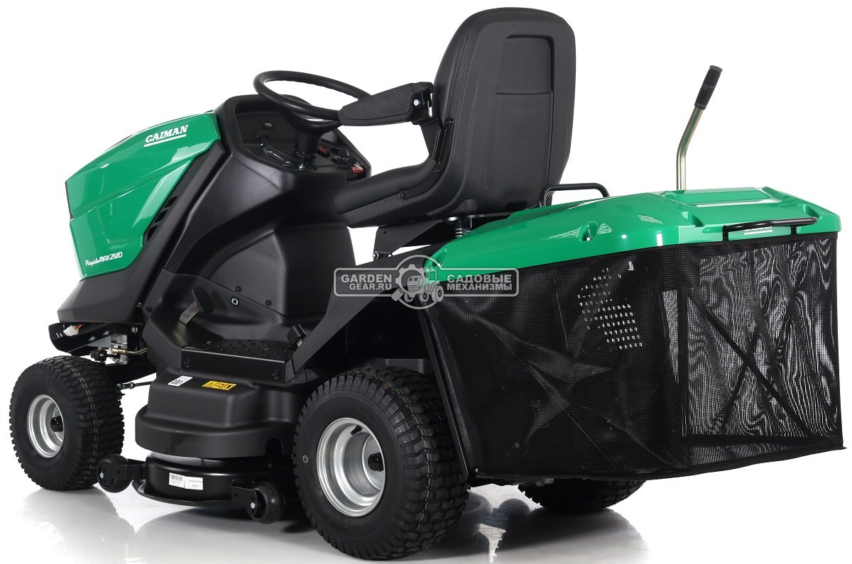 Садовый трактор Caiman Rapido Max 2WD 107D2C2 (CZE, Caiman V-Twin, 708 куб.см., гидростатика, дифференциал, травосборник 300 л., 102 см., 260 кг.)