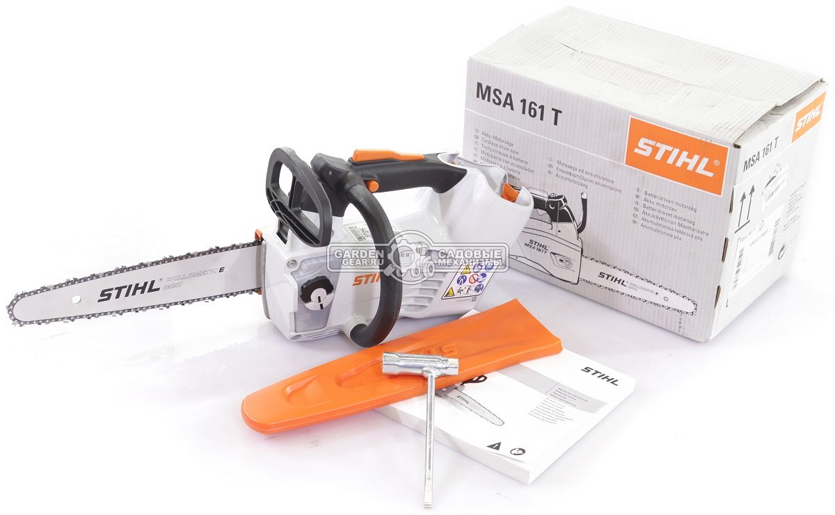 Аккумуляторная цепная пила - сучкорез Stihl MSA 161 T 12&quot; без АКБ и ЗУ (AUT, 36В Pro, 1/4&quot;P, 1,1 мм., 65E, 2,5 кг.)