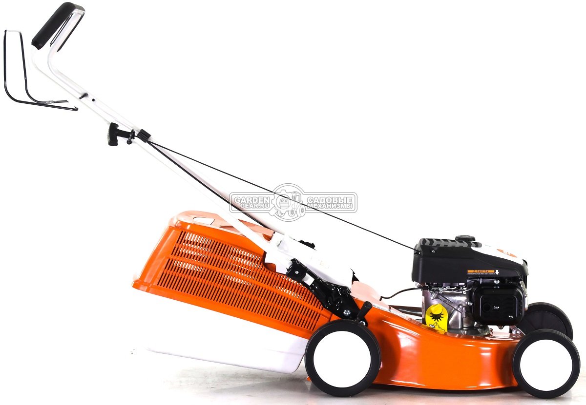 Газонокосилка бензиновая Stihl RM 248.2 (AUT, 46 см., несамоходная, Stihl EVC 200.3, 139 куб.см., сталь, 55 л., 26 кг.)