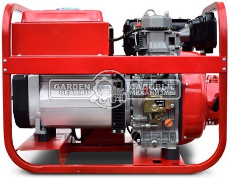 Дизельный генератор Вепрь АДП 6-230 ВЛ1-БС (RUS, 510 см3, 11.7 л.с, 5.5/6.0 кВт, электростартер, 12.5 л, 124 кг)