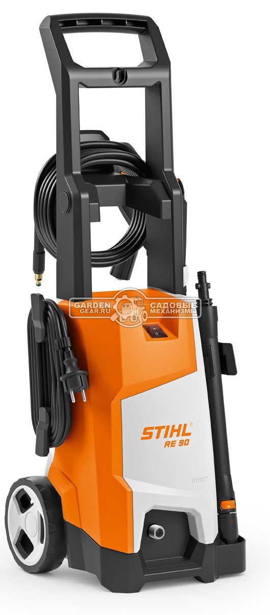 Мойка высокого давления Stihl RE 90 (PRC, 10-100/120 Бар, 350/520 л/ч, шланг 6 м, 9.6 кг)