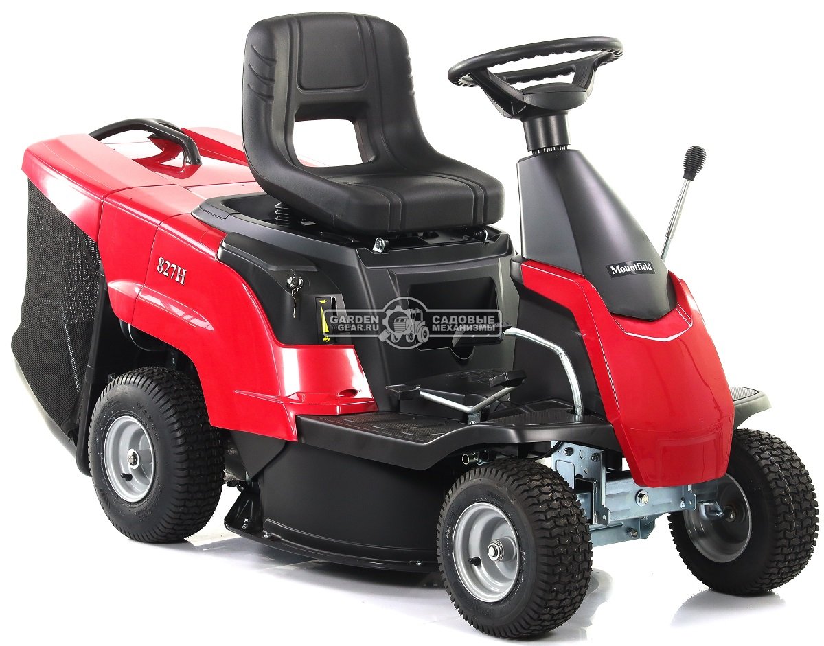 Садовый минирайдер Mountfield 827H (PRC, Stiga ST 250 ES, 224 куб.см., гидростатика, травосборник 150 л., ширина кошения 66 см., 130 кг.)