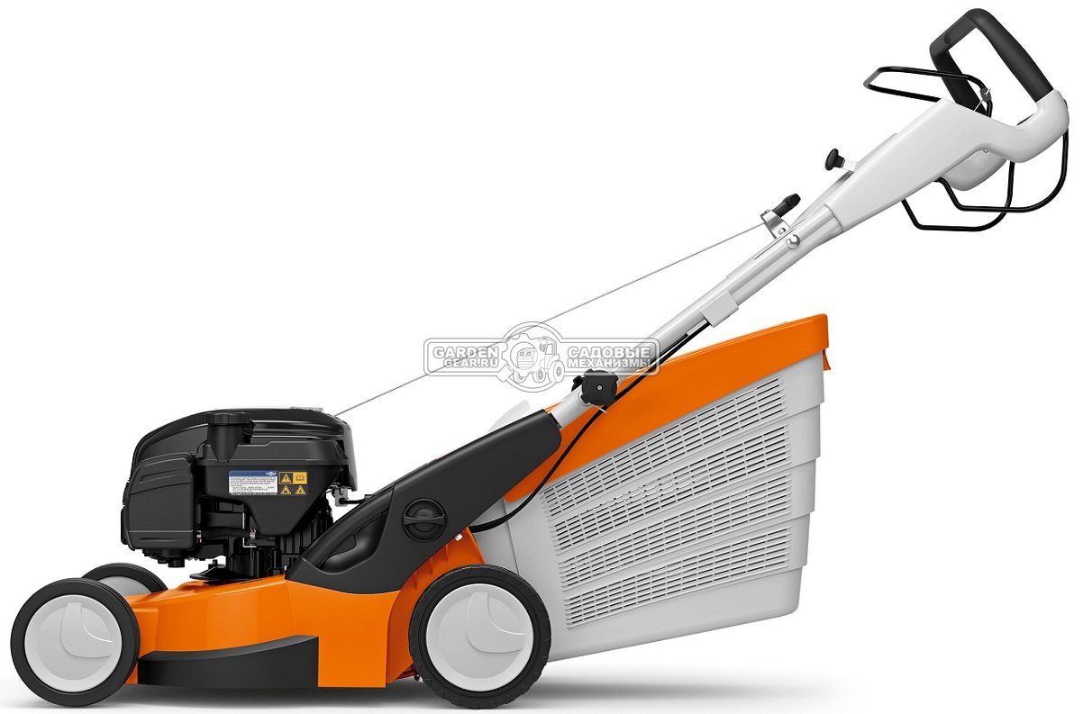 Газонокосилка бензиновая Stihl RM 545.0 T (AUT, самоходная задний привод, 43 см., B&S 650 EXi RS, 163 куб.см., пластик, 60 л., 29 кг.)