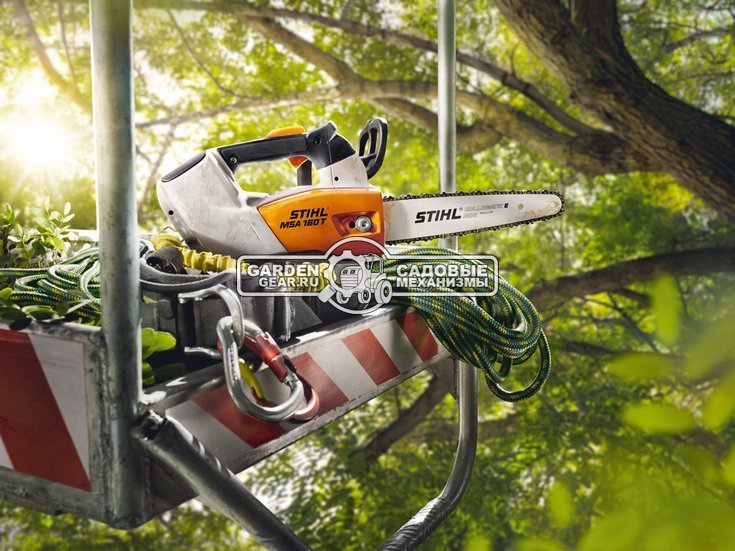 Аккумуляторная цепная пила - сучкорез Stihl MSA 161 T 12&quot; без АКБ и ЗУ (AUT, 36В Pro, 1/4&quot;P, 1,1 мм., 65E, 2,5 кг.)