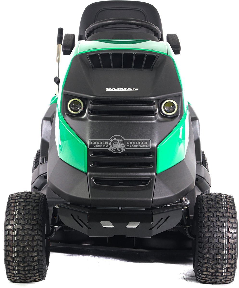 Садовый трактор Caiman Rapido Max 2WD 97D2K2 (CZE, Kawasaki FS600V, 603 куб.см., гидростатика, дифференциал, травосборник 300 л., 92 см., 232 кг.)v