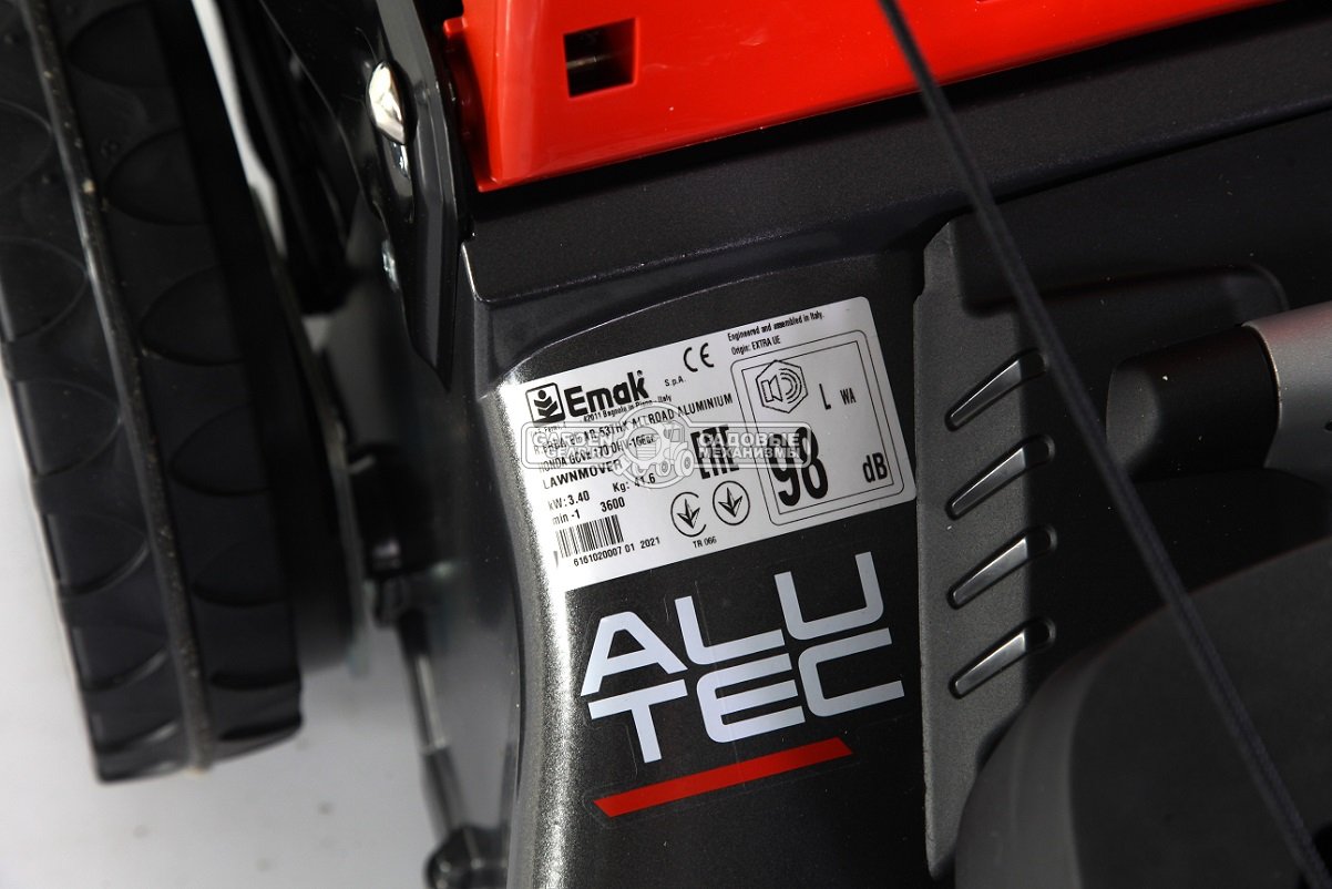 Газонокосилка бензиновая Efco AR 53 THX AllRoad Aluminium (ITA, 51 см, Honda GCVx170, 166 см3, алюминий, 80 л, мульчирование, 41.6 кг)