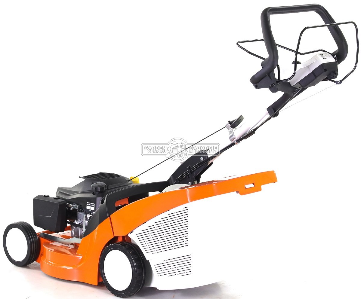 Газонокосилка бензиновая Stihl RM 448.1 VC (AUT, самоходная, 46 см, Stihl EVC 300.0, 166 куб.см., пластик, 55 л., вариатор, монорукоятка, 29 кг.)