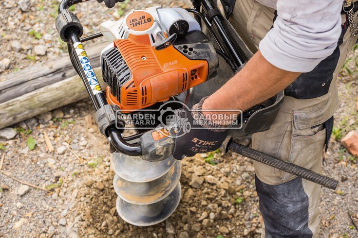 Бензобур Stihl BT 130 (36,3 см3, 1.9 л.с., для одного оператора, 10 кг)