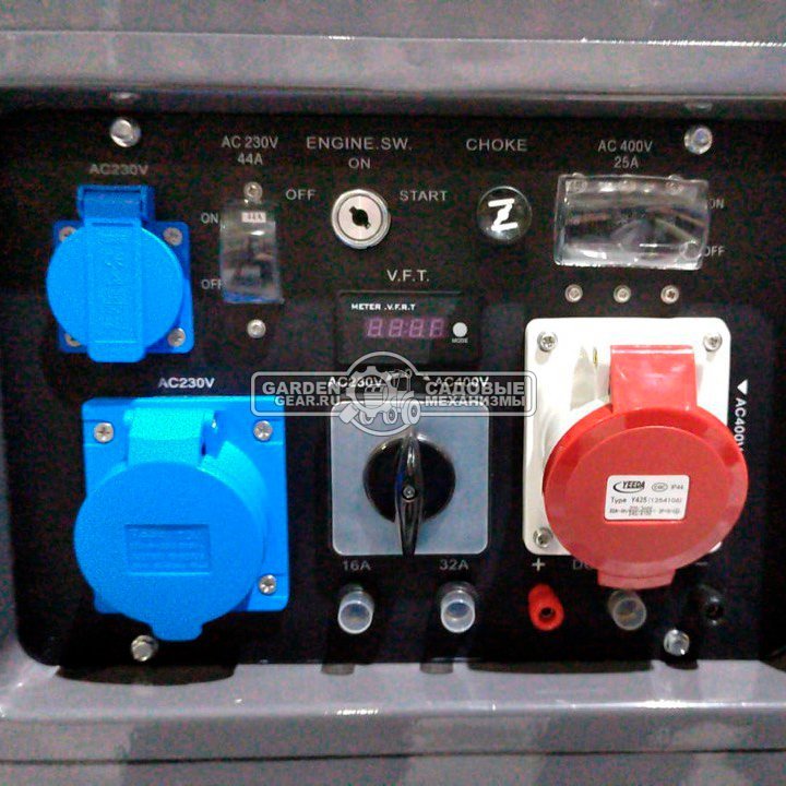 Бензиновый генератор Zongshen QB 12003 E трёхфазный в шумозащитном кожухе (PRS, Zongshen, 679 см3, 11/10 кВт, электростартер, 27 л, 171 кг)