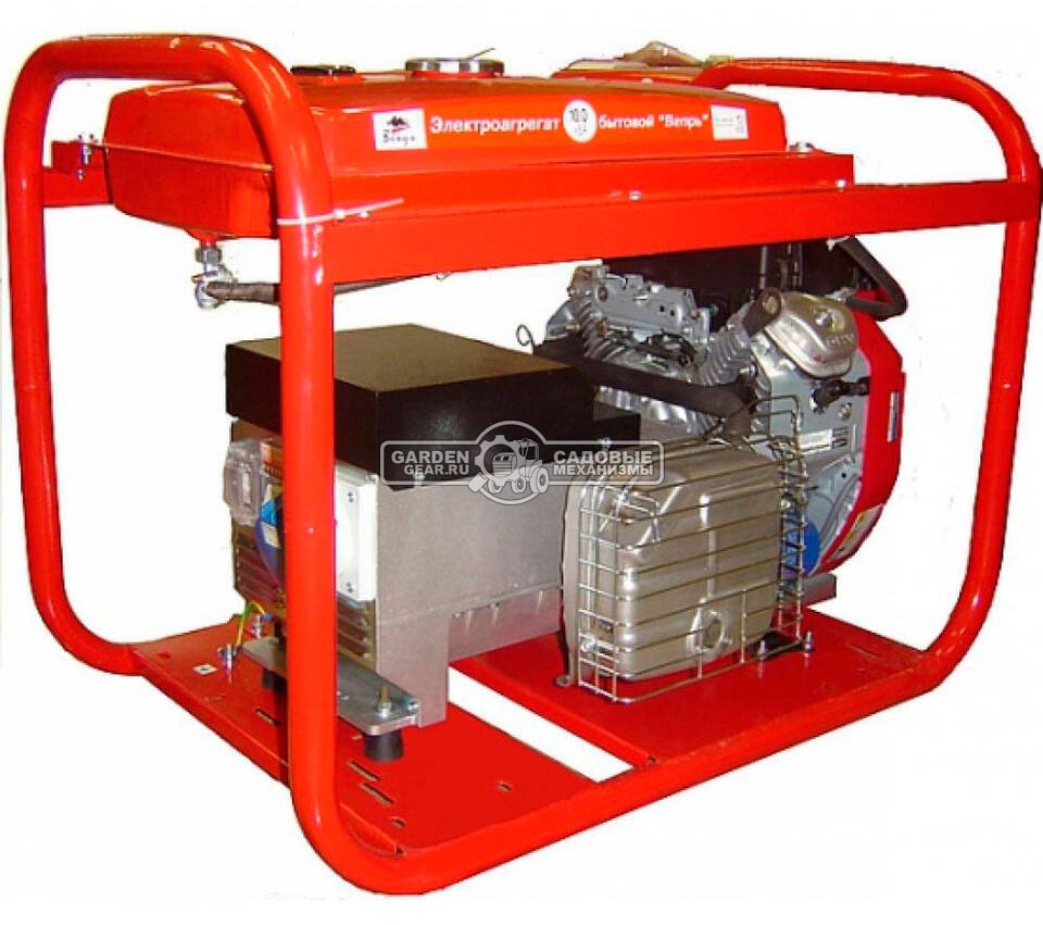 Бензиновый генератор Вепрь АБ 10-230 1ВМ1 (RUS, Loncin LC2V80FD, 10/11 кВт, 25 л., эл/стартер, 140 кг)