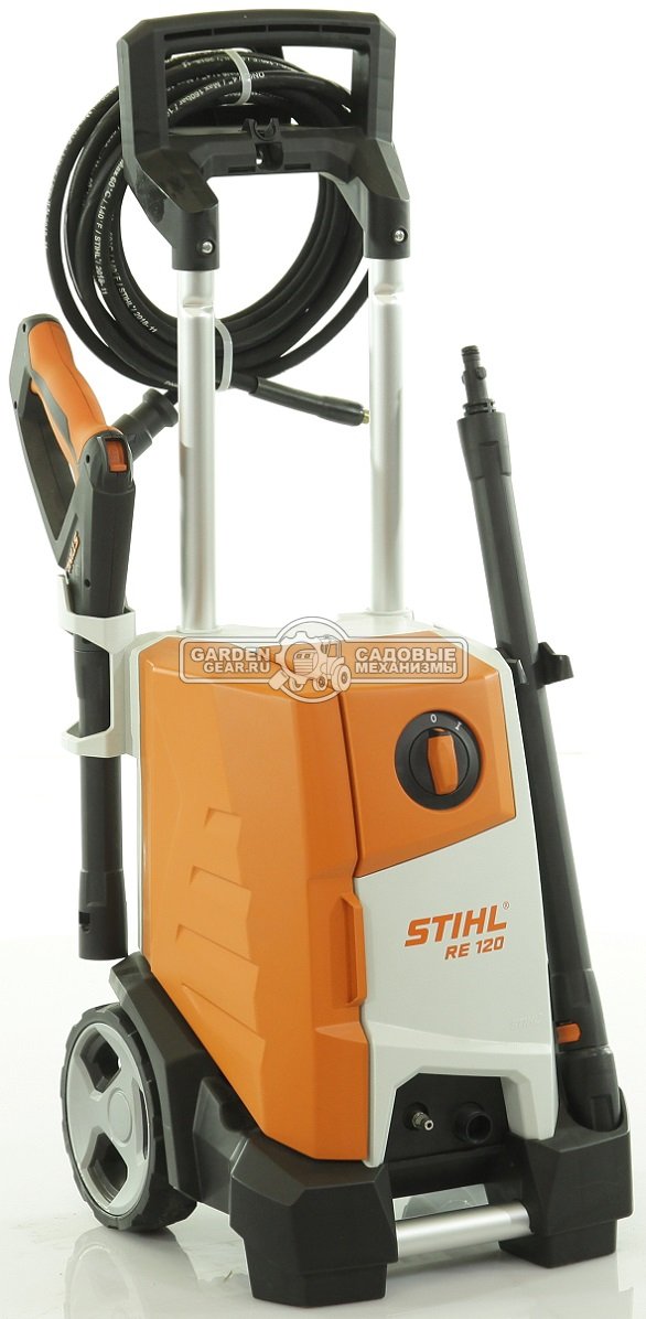 Мойка высокого давления Stihl RE 120 (PRC, 10-125/140 Бар, 400/462 л/ч., шланг 8 м., 20 кг.)