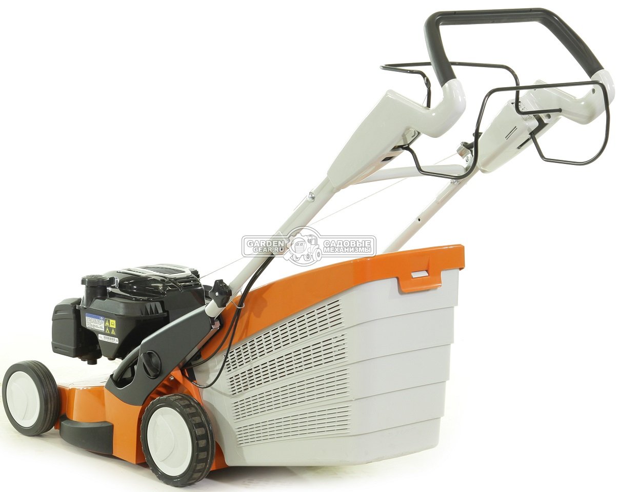 Газонокосилка бензиновая Stihl RM 545.0 T (AUT, самоходная задний привод, 43 см., B&S 650 EXi RS, 163 куб.см., пластик, 60 л., 29 кг.)