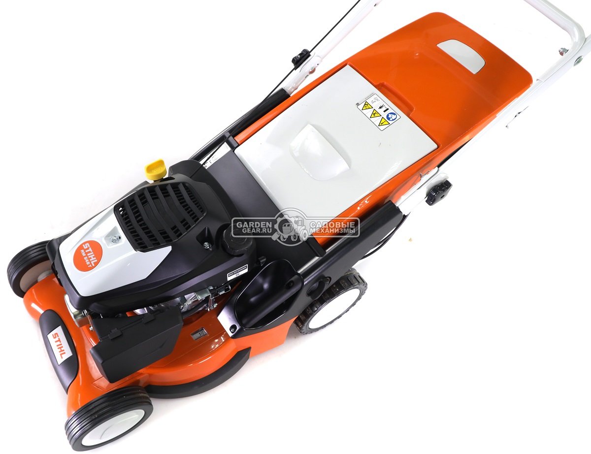 Газонокосилка бензиновая Stihl RM 545.1 T (AUT, самоходная задний привод, 43 см., Stihl EVC 300.0, 166 куб.см., пластик, 60 л., 30 кг.)