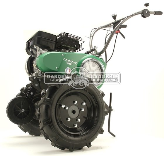 Мотоблок Caiman Vario 60H (FRA, Honda GX160, 163 куб.см., 2 вперед/1 назад, 60-90 см., колеса - опция, 57 кг.)