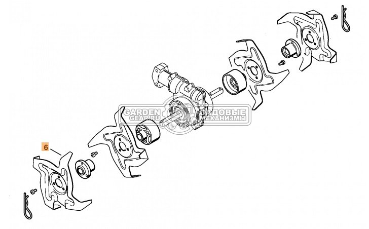 Фреза внешняя правая Stihl к BK-MM, 1 шт