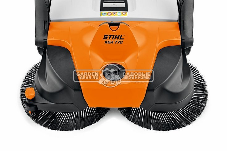 Подметальная машина аккумуляторная Stihl KGA 770 без АКБ и ЗУ (GER, 36В Pro, ширина 77 см., мусоросборник 50 л., 16 кг.)