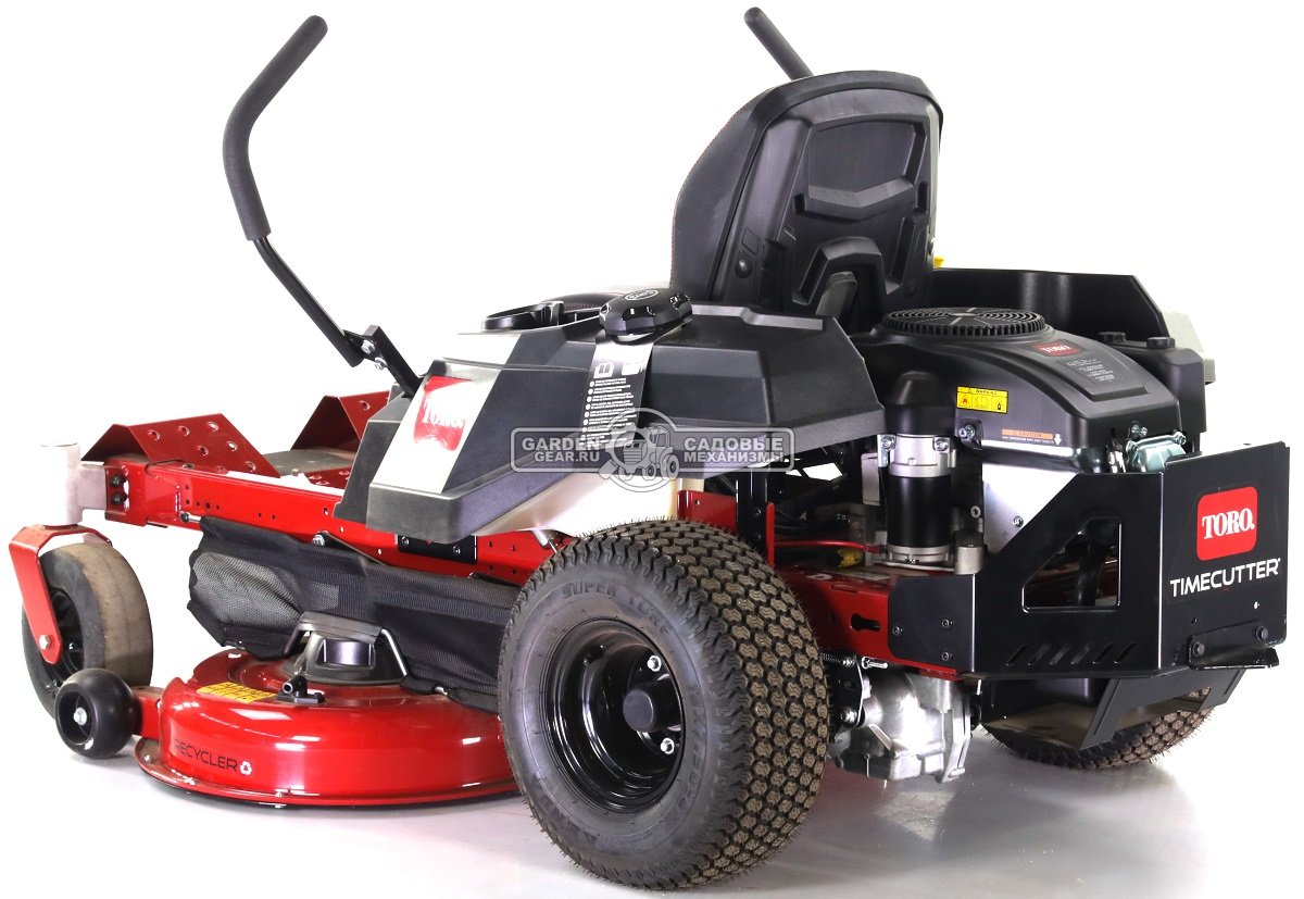 Садовый райдер Toro TimeCutter 74685 с нулевым радиусом разворота (USA, Toro, 452 куб.см., гидростатика, ширина кошения 107 см, 232 кг)