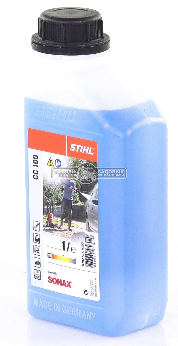 Шампунь с воском Stihl CC 100 1,0 л., (pH 6.5, с 2019 г.)