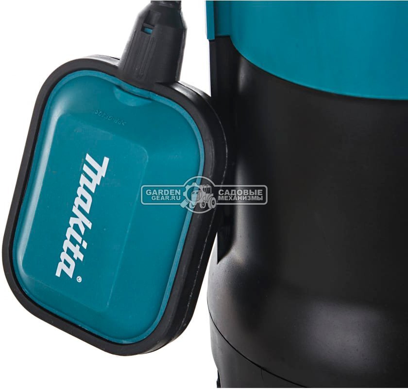 Дренажный насос для грязной воды Makita PF0410 (PRC, 400 Вт, 140 л\м, 5 м, 4,94 кг)