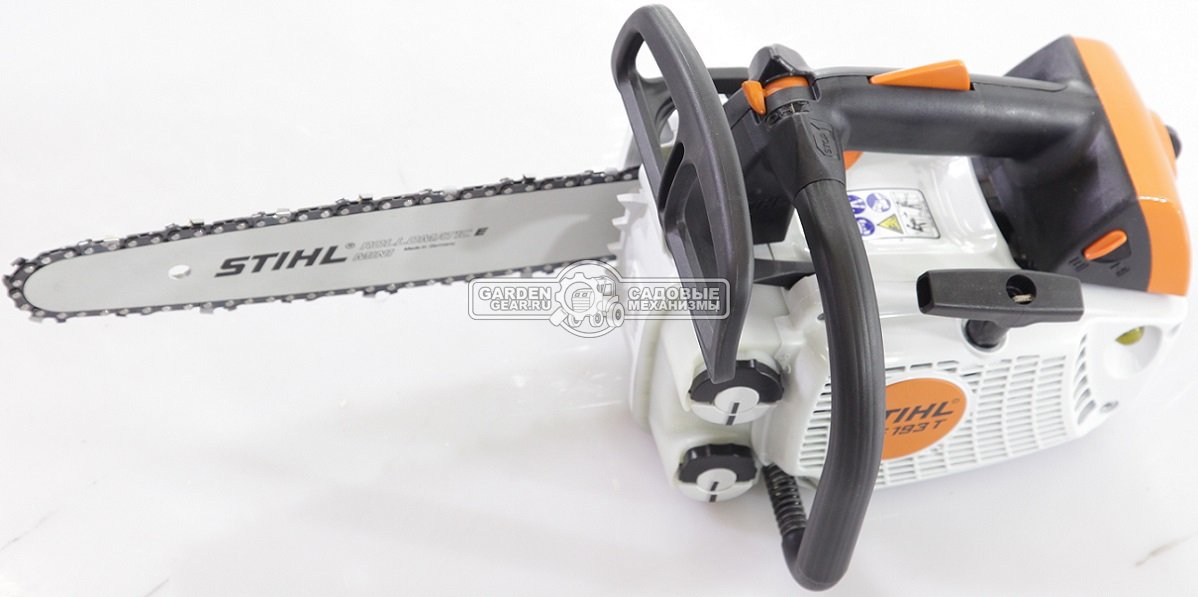 Бензопила сучкорез одноручная Stihl MS 193 T 14&quot; (USA, 30,1 куб.см., 1,3 кВт/1,8 л.с, 2-MIX, 3/8&quot;, 1,1 мм., 50E, 3,3 кг.)