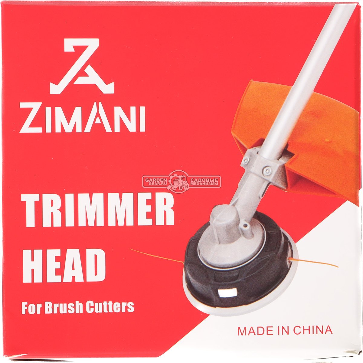 Триммерная головка ZimAni T35 (M12, 1,75&quot;, L, аналог 5310092-69, полуавтоматическая подача лески, диаметр лески 2,4 - 2,7 мм.)